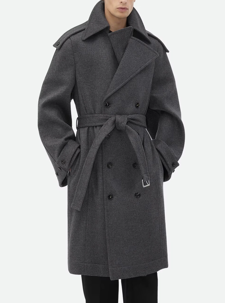 Bottega Veneta Grey trench coat