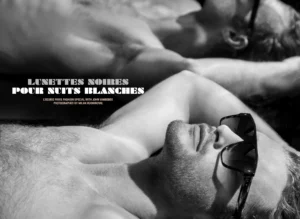 Discover Lunettes Noires pour Nuits Blanches, a L'Écurie Paris fashion story by Milan Vukmirovic starring John VanBeber, inspired by Thierry Ardisson and Helmut Berger.